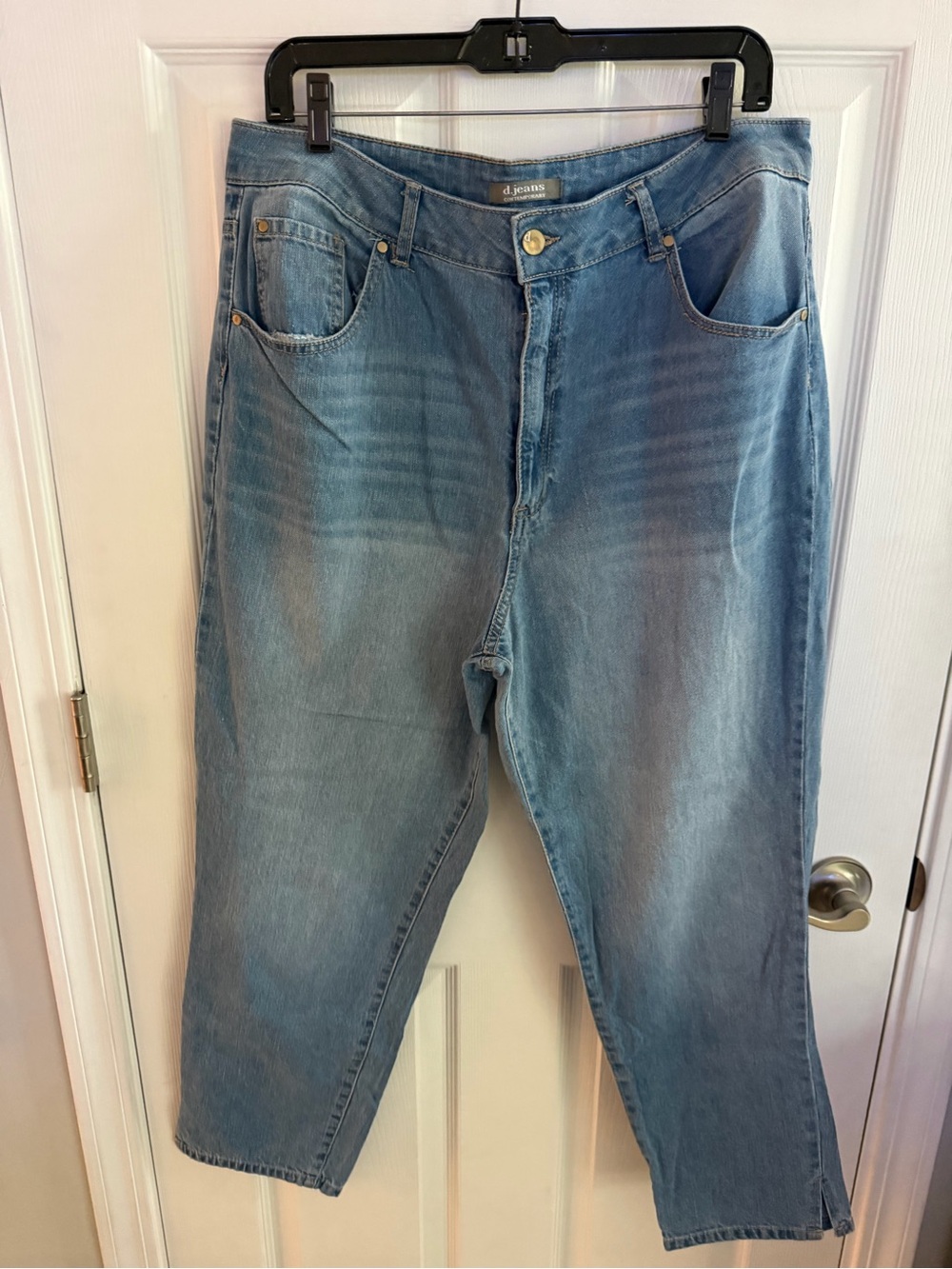 d. jeans Light Blue Boyfriend High-Rise Relaxed Fit Jeans